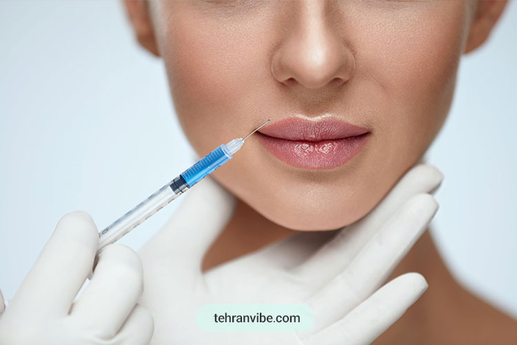 هزینه تزریق ژل لب
