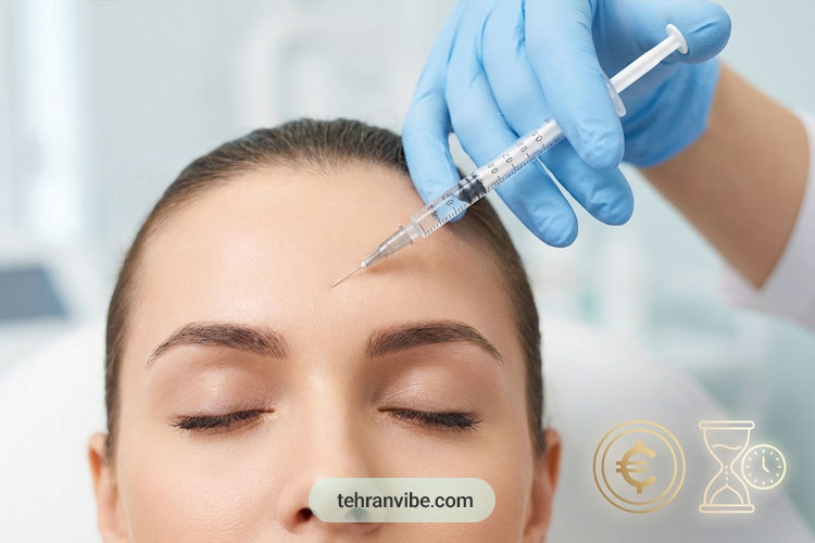 هزینه بوتاکس خط اخم