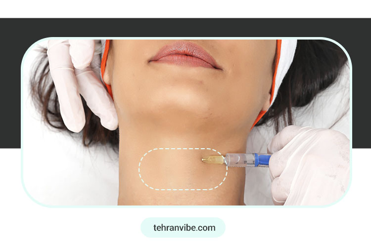 راز جوانی با بوتاکس گردن