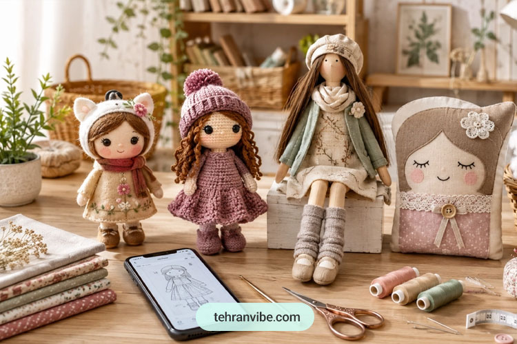 6 ایدهٔ خلاقانه عروسک‌سازی در خانه