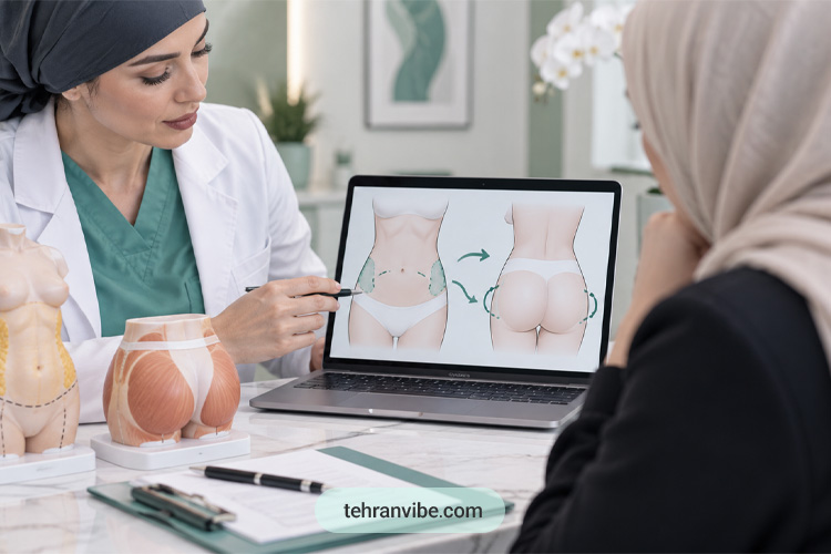 هزینه لیفت باسن برزیلی